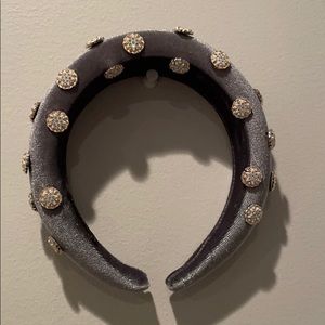 Padded velvet headbands - set of 2